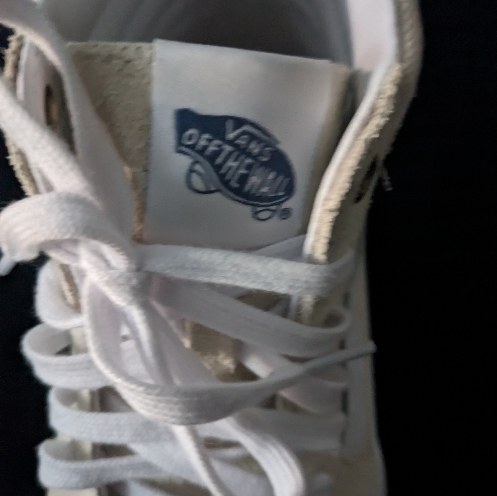 Vans SK8 Hi Raw Canvas Women 9.5 White on White VNOA5FCCACV 2022 - Picture 4 of 9